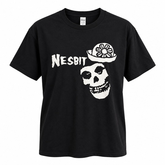 Mindless Culture Other - Nesbit Skull Graphic Tee Medium Black Punk Emo Goth Alt T-Shirt New With Tags